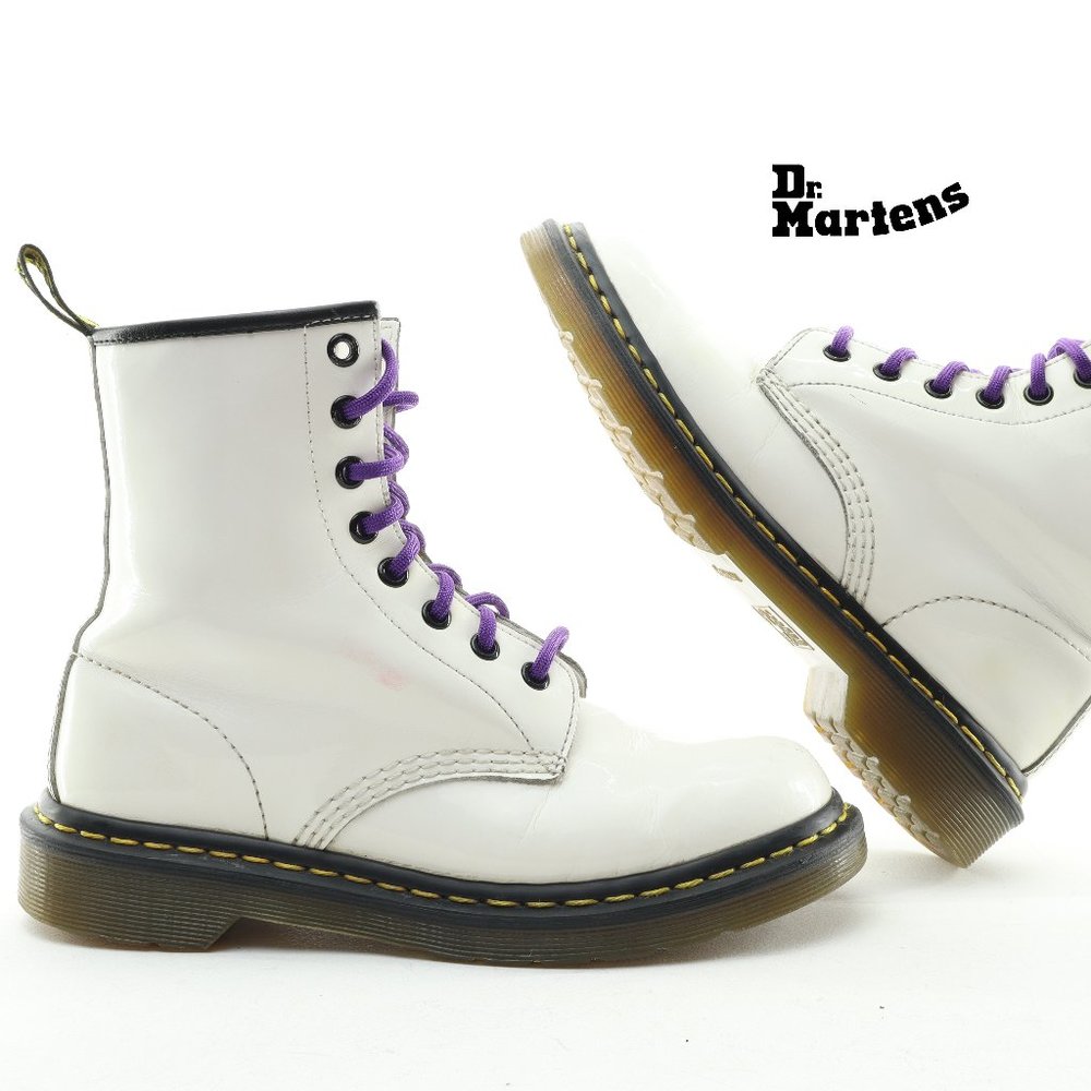 Dr. Martens 1460W 8 Eye 7" Tall Boots Size Women's US7 EU38 UK5